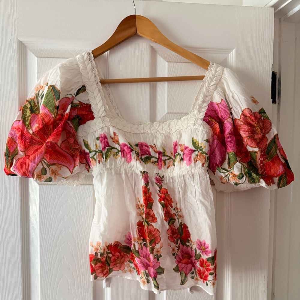 Farm Rio Summer Fruit Blouse - Picture 3 of 4